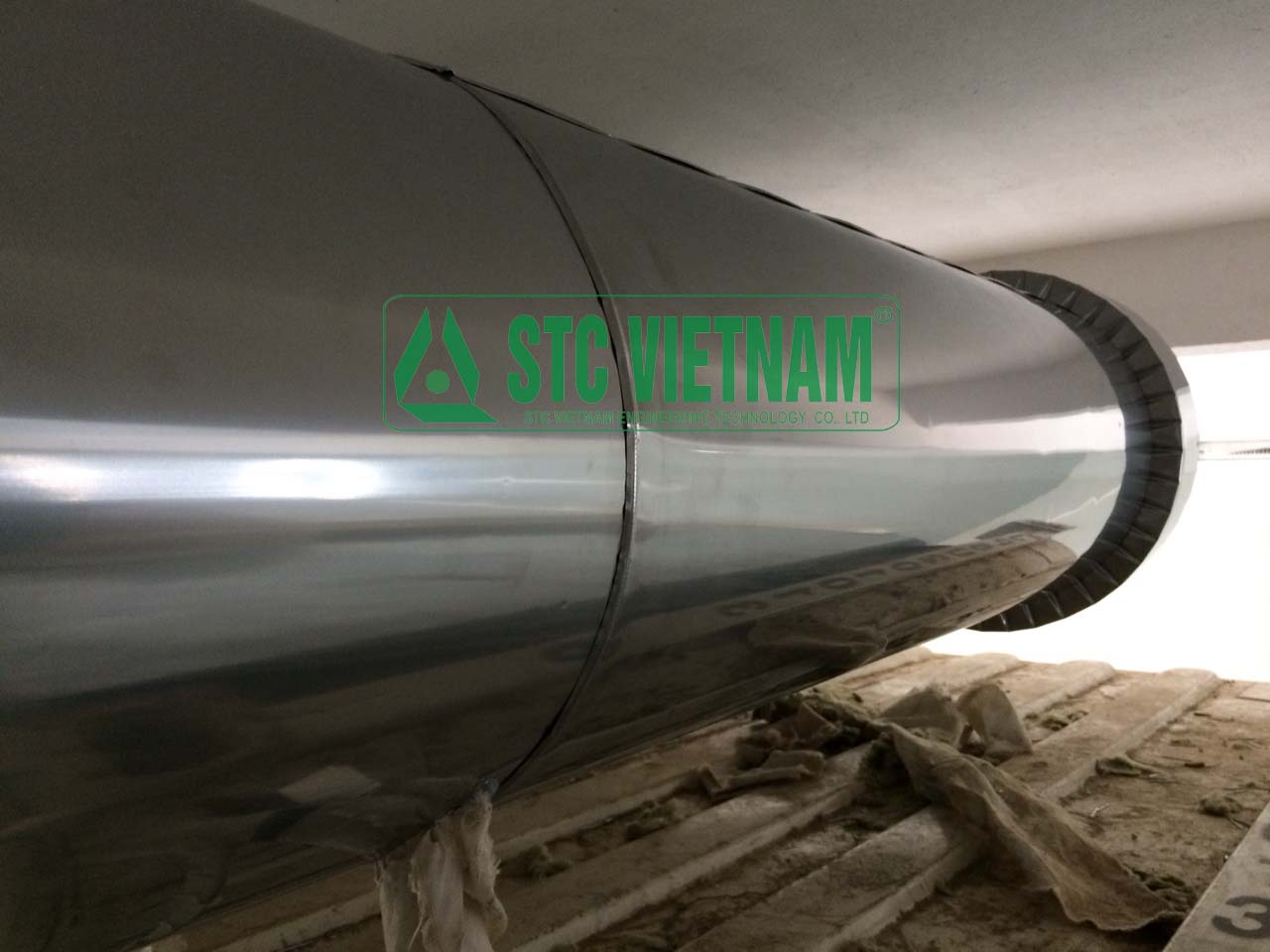 Insulation Insulation Stainless Steel Generator Chimney D320