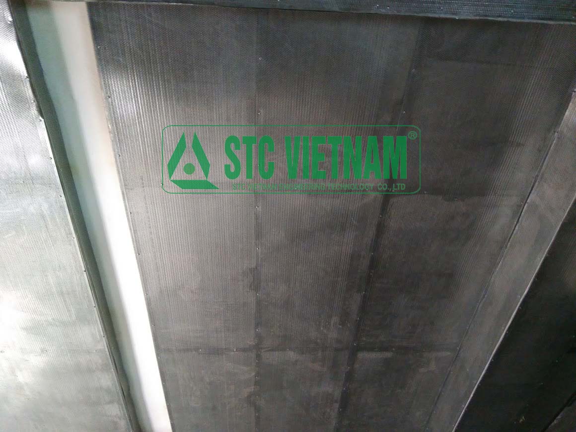Cách âm tường phòng máy phát điện máy tole 0.6mm