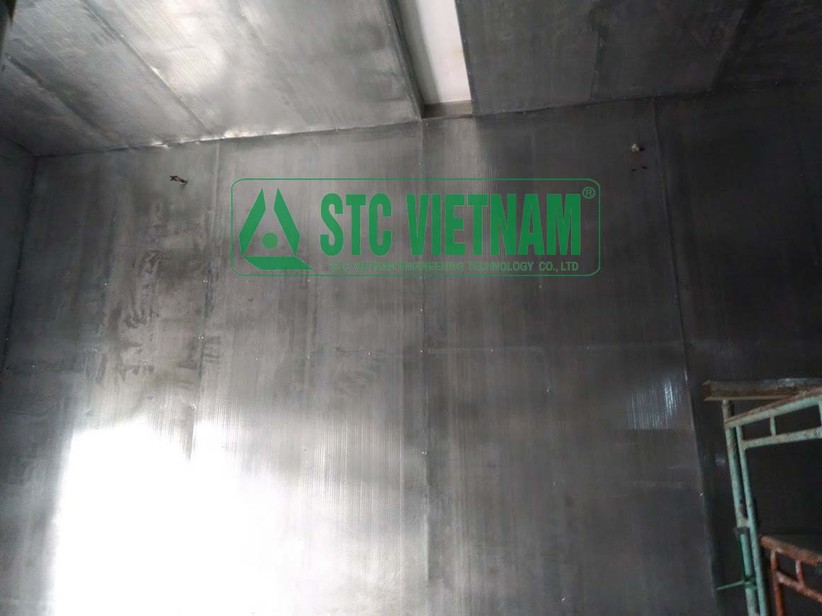 Cách âm tường phòng máy phát điện máy tole 0.6mm