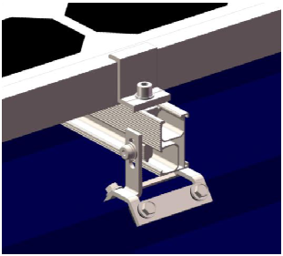 Accessories to connect corrugated iron roof