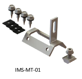 Accessories to connect corrugated iron roof