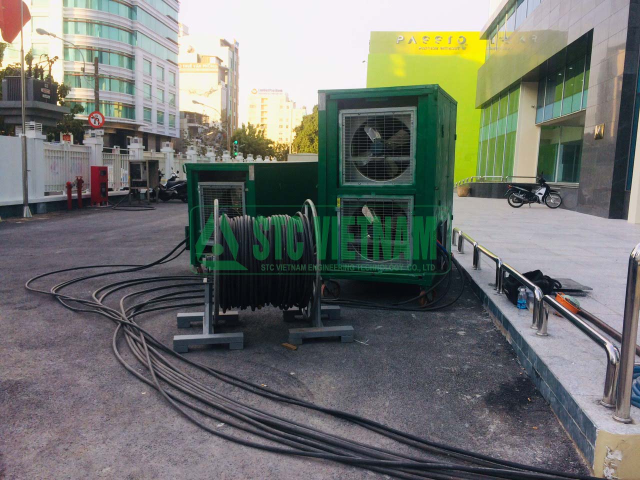 Cho thuê tải  máy phát điện 400 Kva