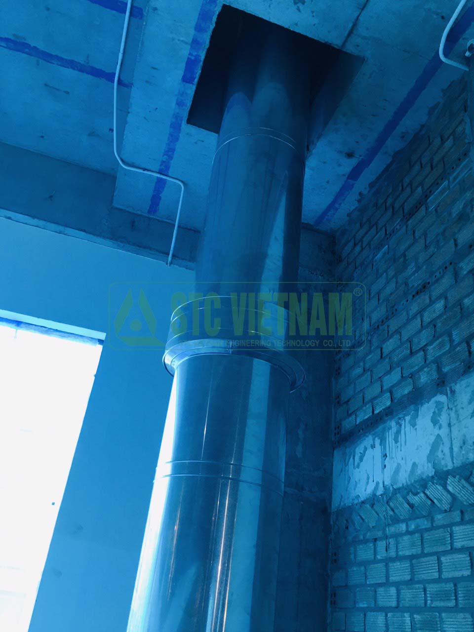 Thermal insulation chimney D400, stainless steel