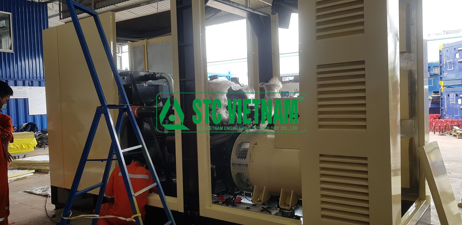 Vỏ cách âm máy phát điện Kohler 440 Kva