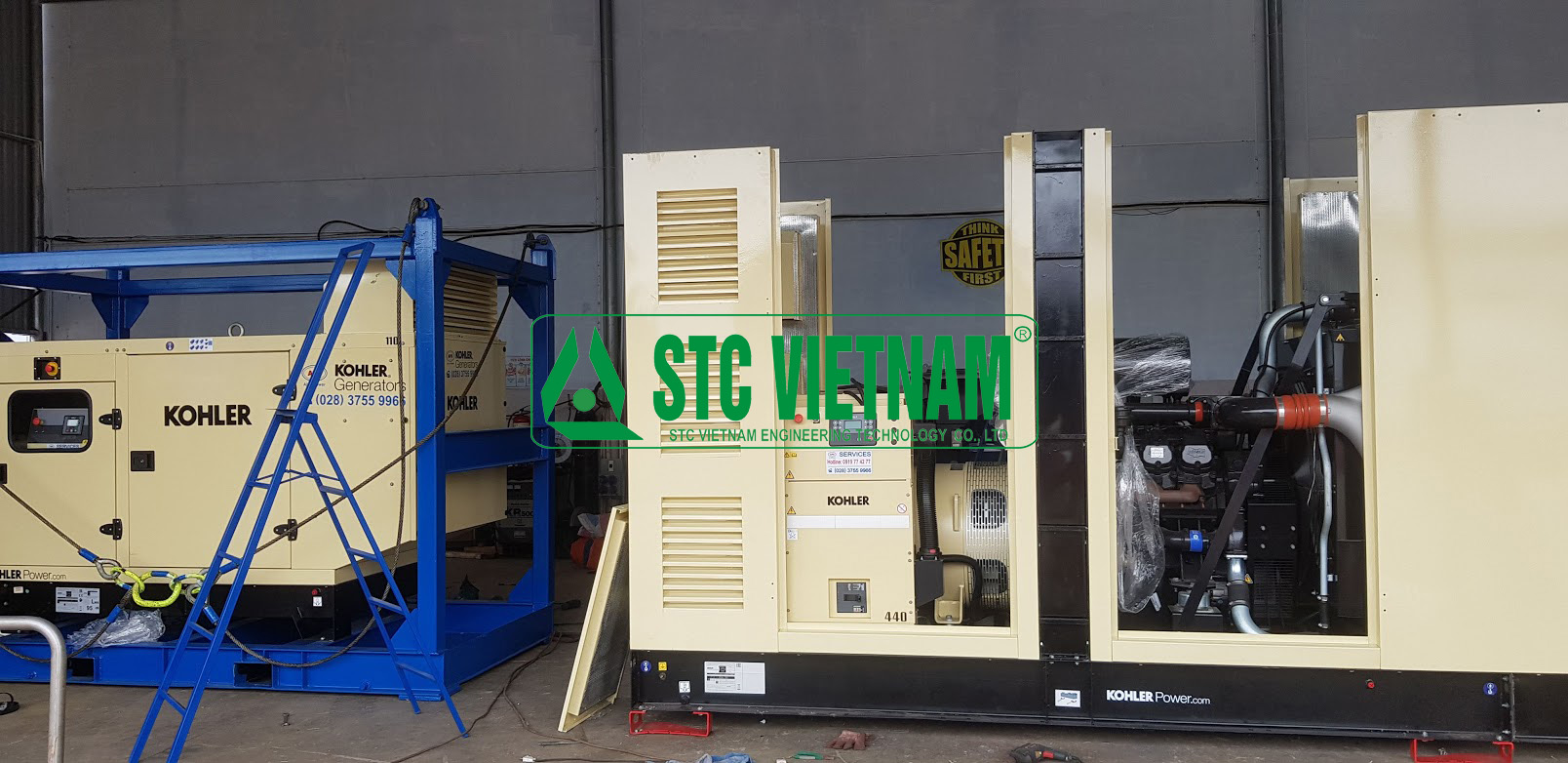 Vỏ cách âm máy phát điện Kohler 440 Kva