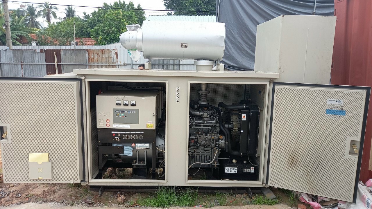 Máy phát điện cũ Yanmar 100 Kva