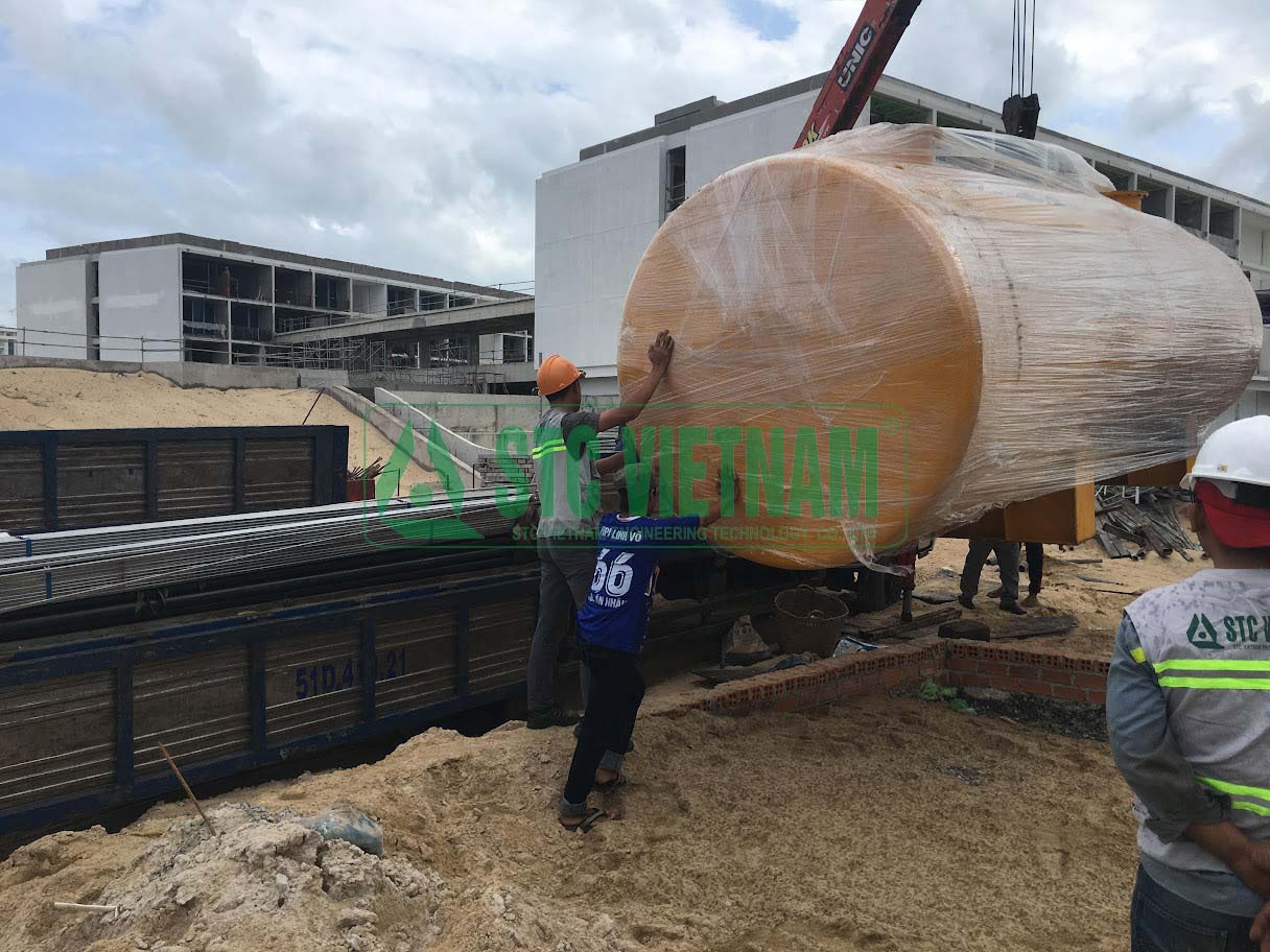 Generator oil tank 10 M3 (Round Epoxy)
