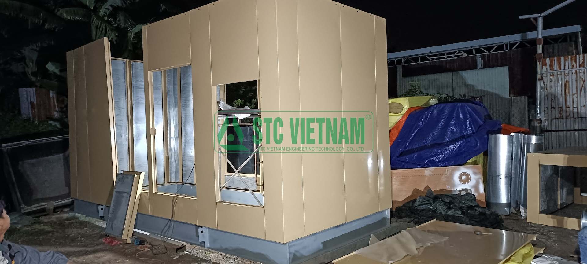 Vỏ cách âm máy phát điện 65Dba
