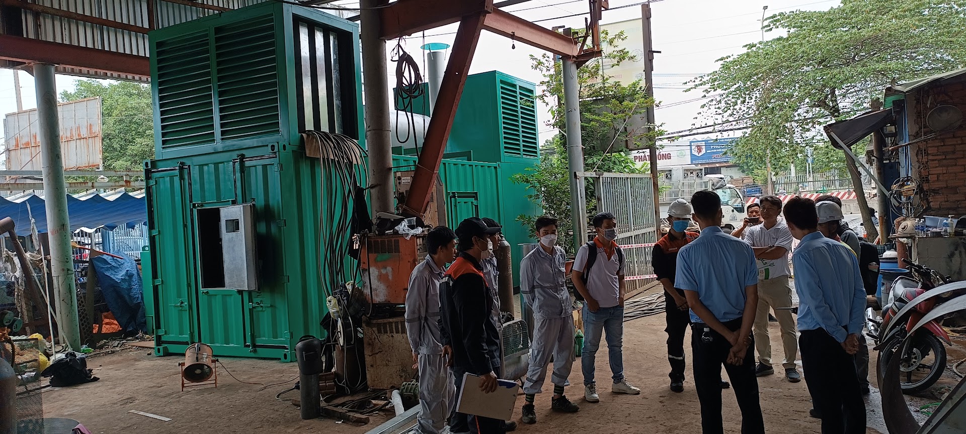 Vỏ cách âm Container cho máy phát điện 1650 Kva